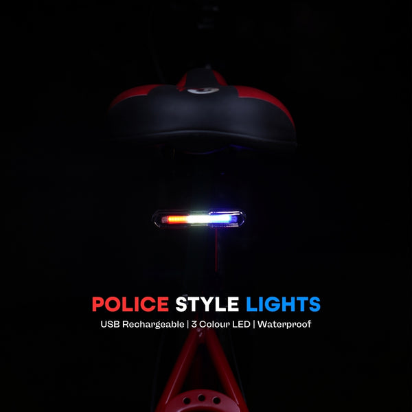 Police Style Lights 3 Colour LED Tail Light