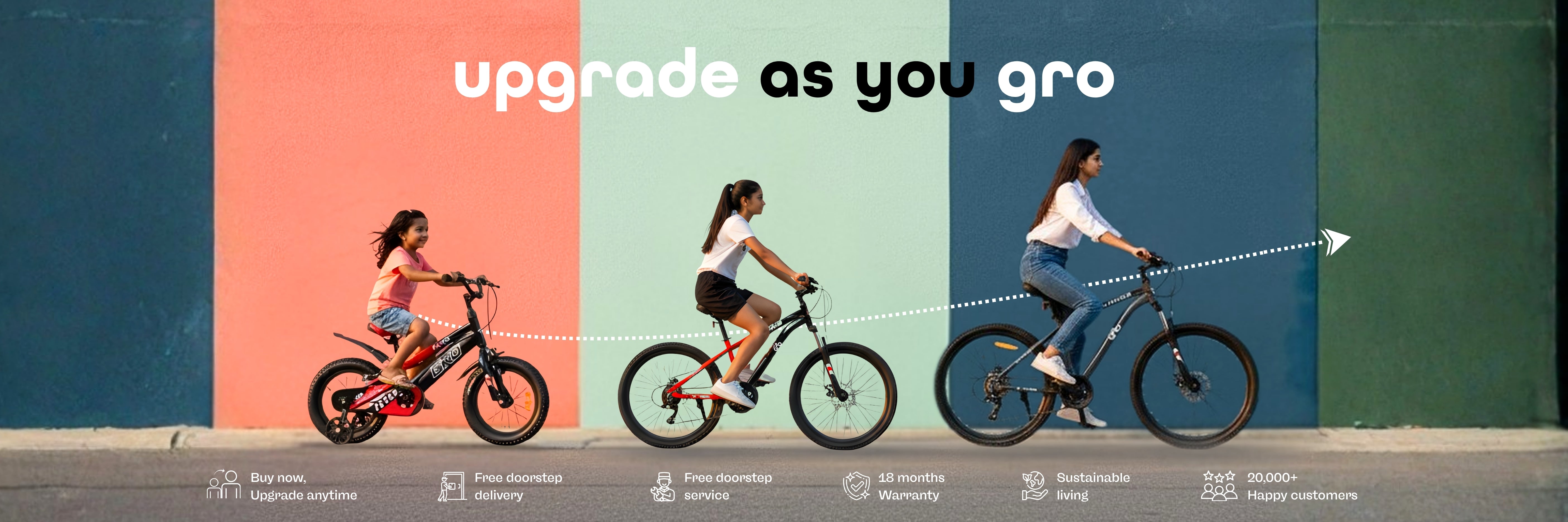 All Bicycles | Upgrade as Kids Grow | Gro Club