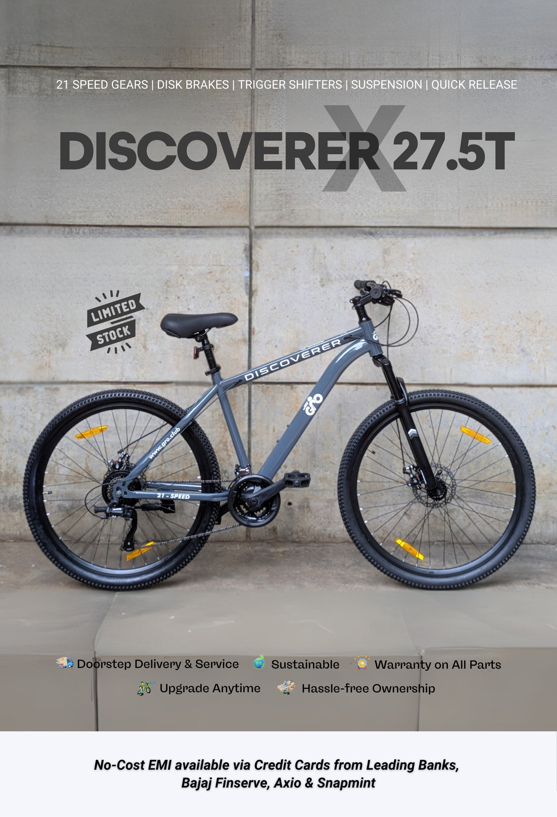 Bicycles for Adults | Stylish & Reliable | Gro Club